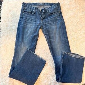 Big Star Women's 1974 Remy Low-Rise Blue Boot Cut Jeans 28L